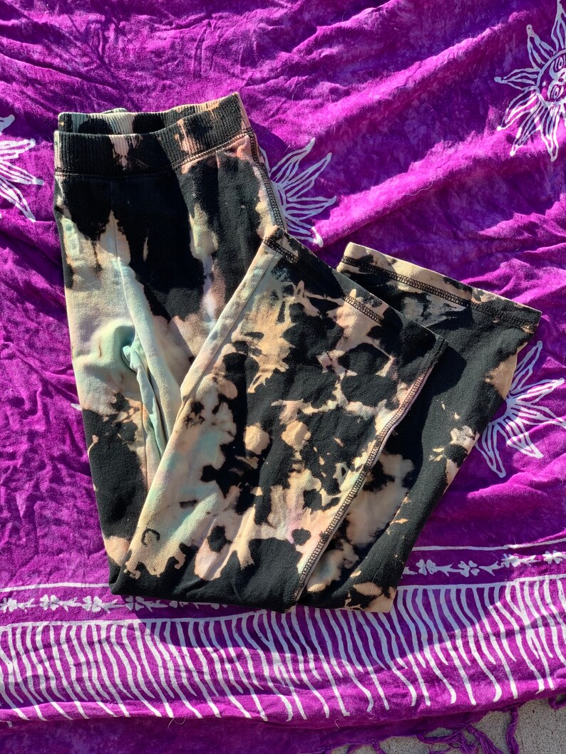 Kids Bleach Dyed Sweatpants