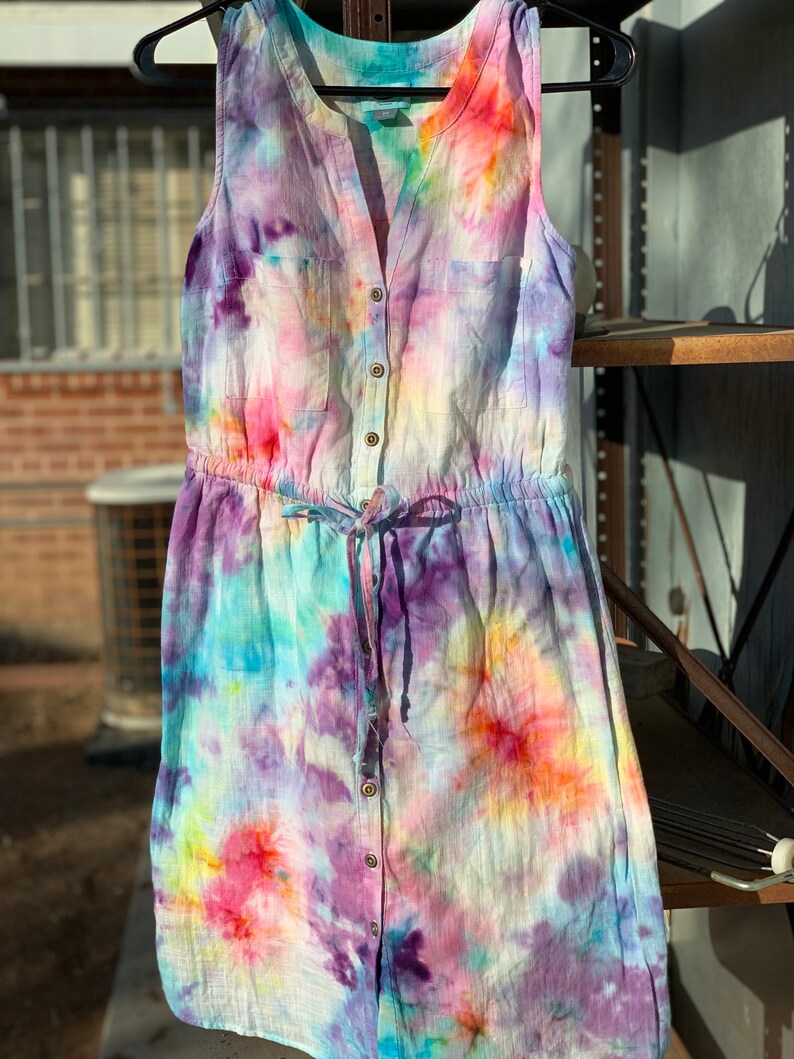 Rainbow Dyed Day-dress