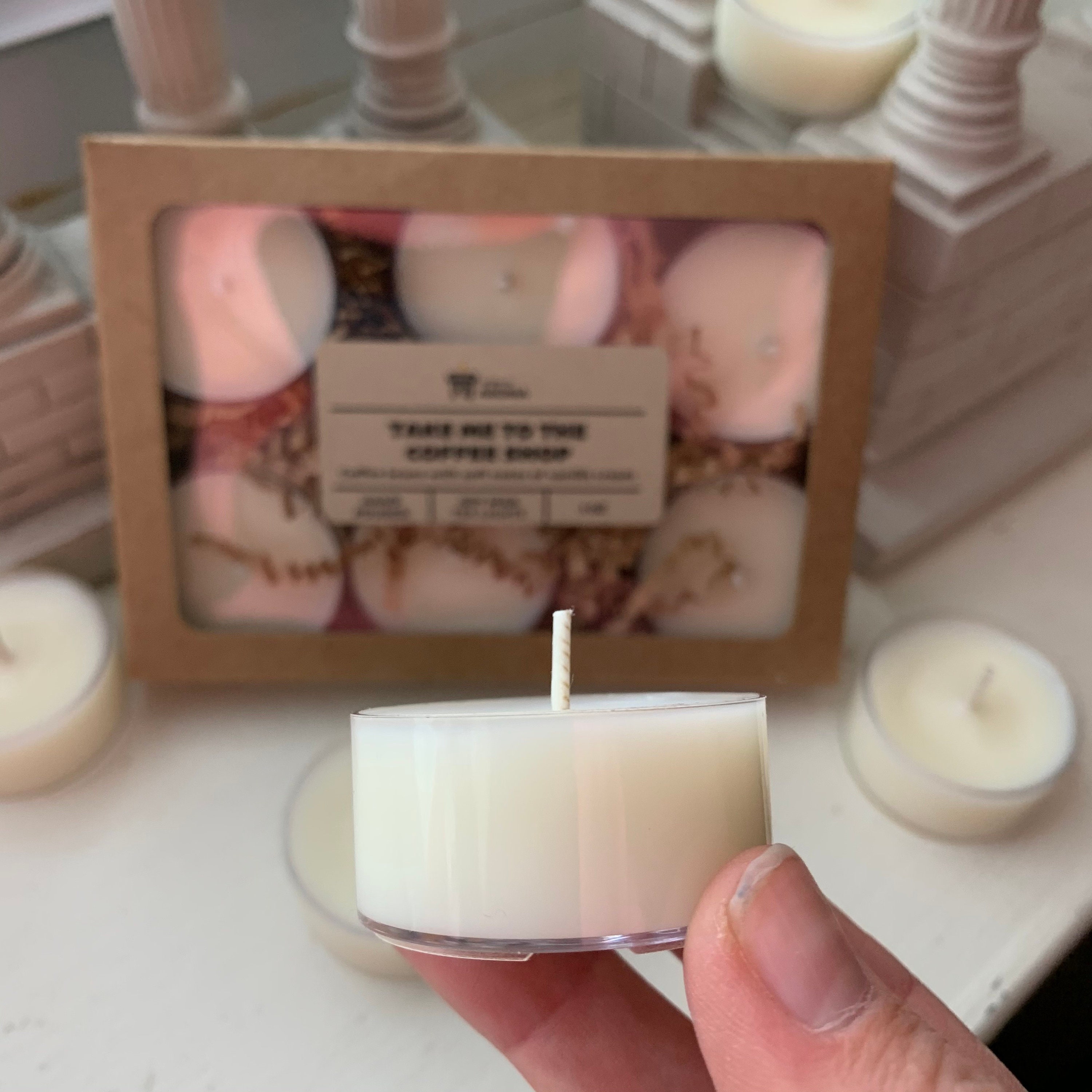 Soy Wax Tea Lights Pack of 6 Choose Your Scent 3 Oz Etsy