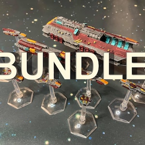 A Billion Suns 3D Printable Sci-Fi  Fleets, Terrain & Component Bundle