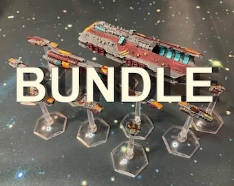 A Billion Suns 3D Printable Sci-Fi  Fleets, Terrain & Component Bundle