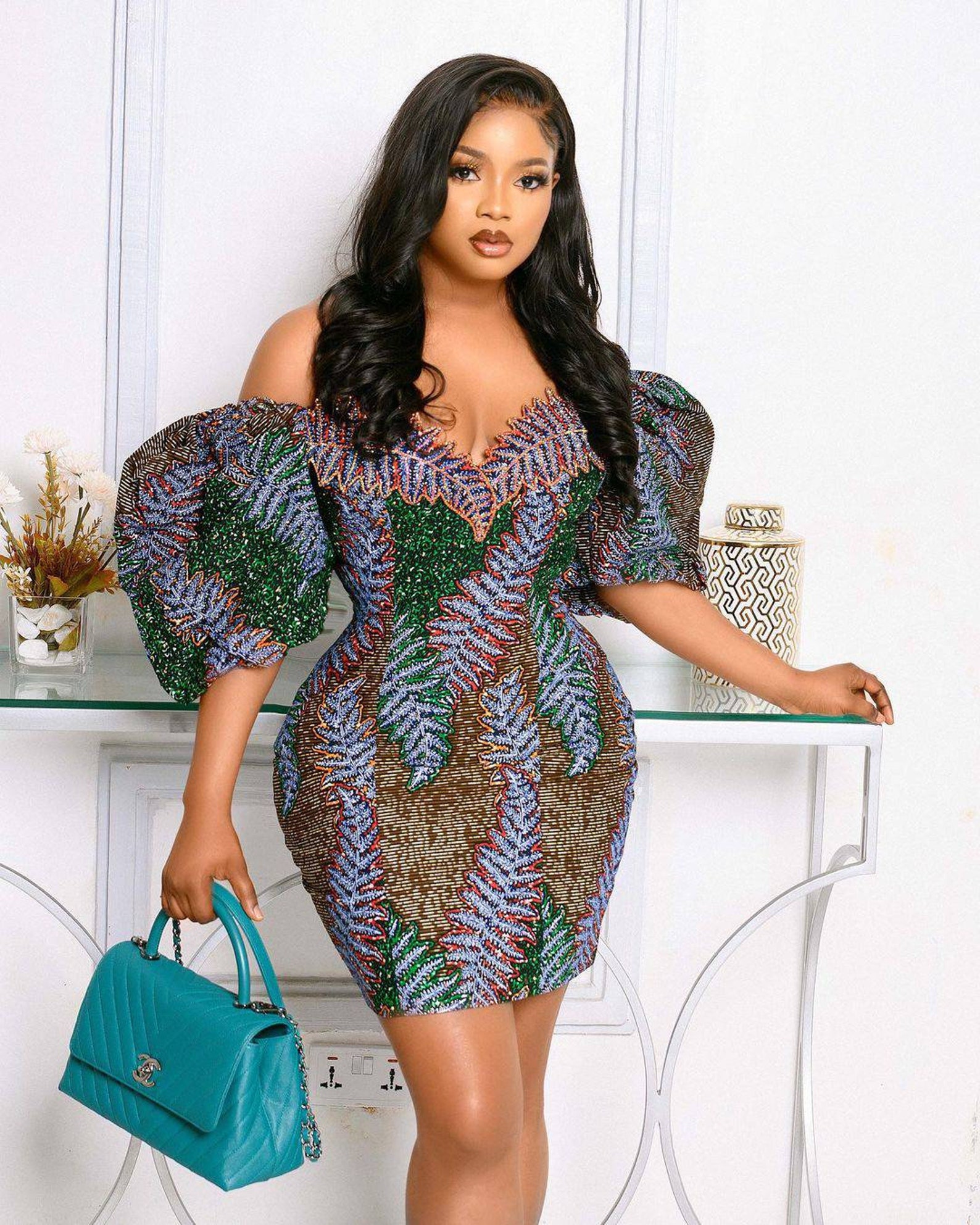 African print summer midi dressAfrican clothing for women Etsy