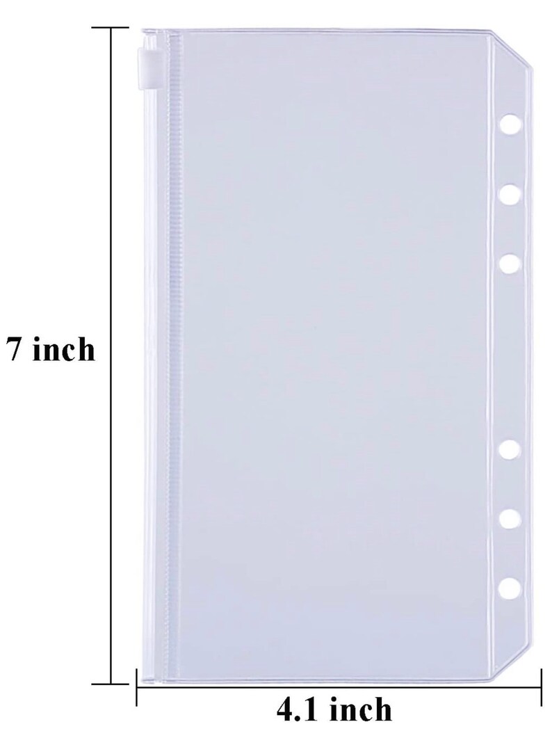 Clear Cash Envelopes_personal Binder Envelopes_plastic Budget Etsy