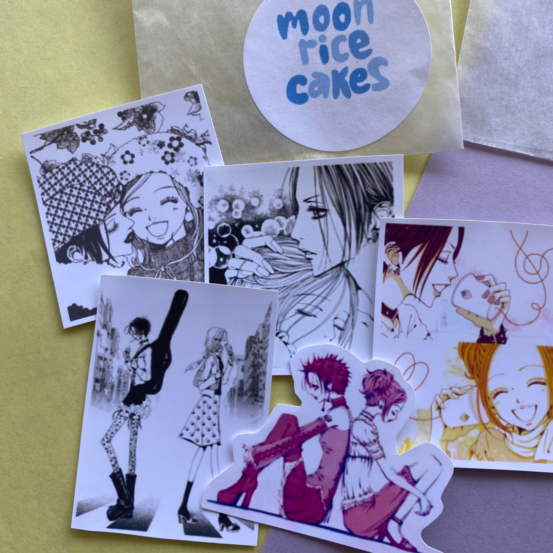 5 nana manga stickers pack Etsy