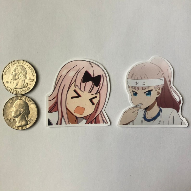 10 kaguyasama love is war stickers Etsy