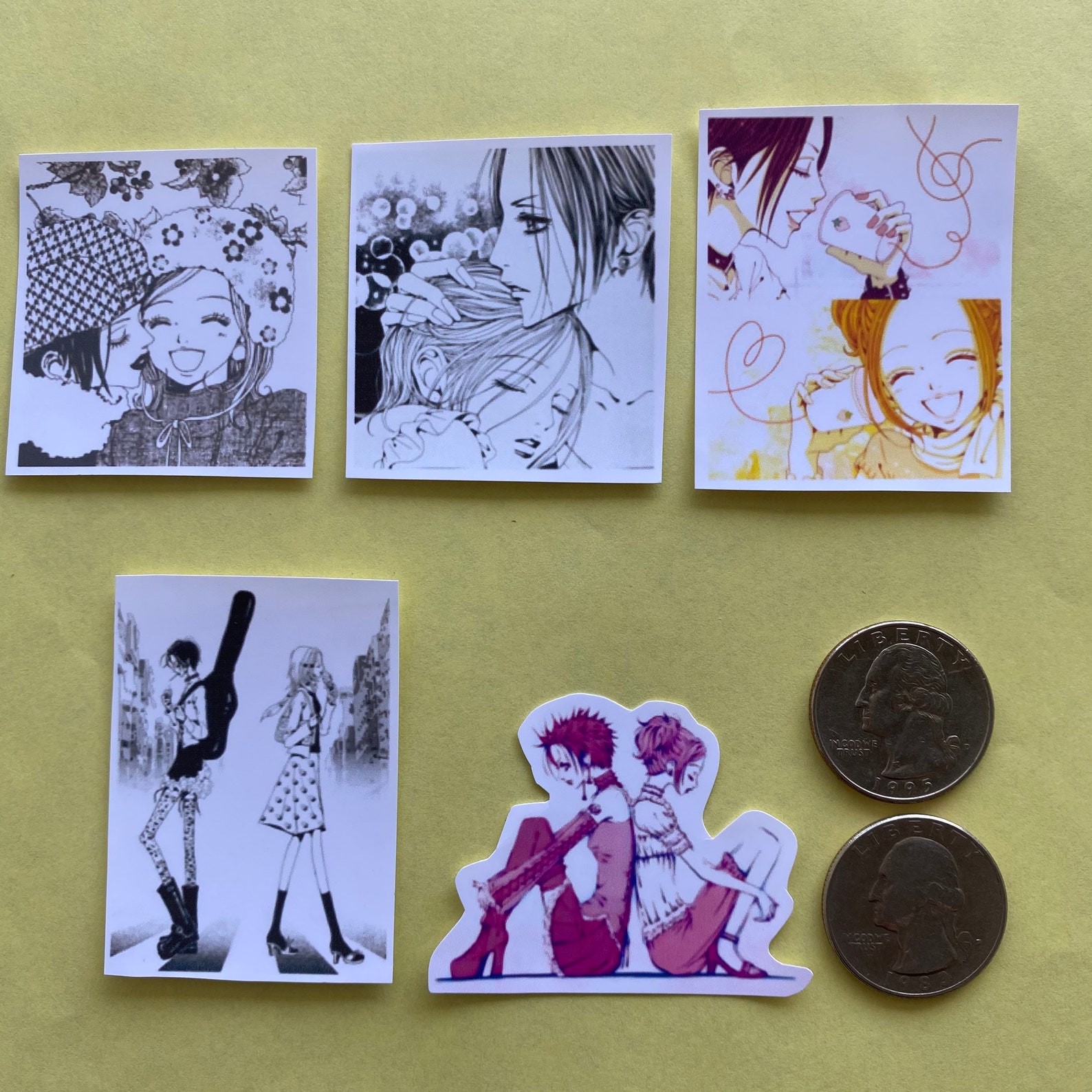 5 nana manga stickers pack Etsy