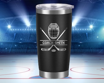 Hockey Coach Gift, Coach Gift, Hockey, Team, Personalized, Laser Engraved, Tumbler, End of Year, Gifts, Ideas, Cup,