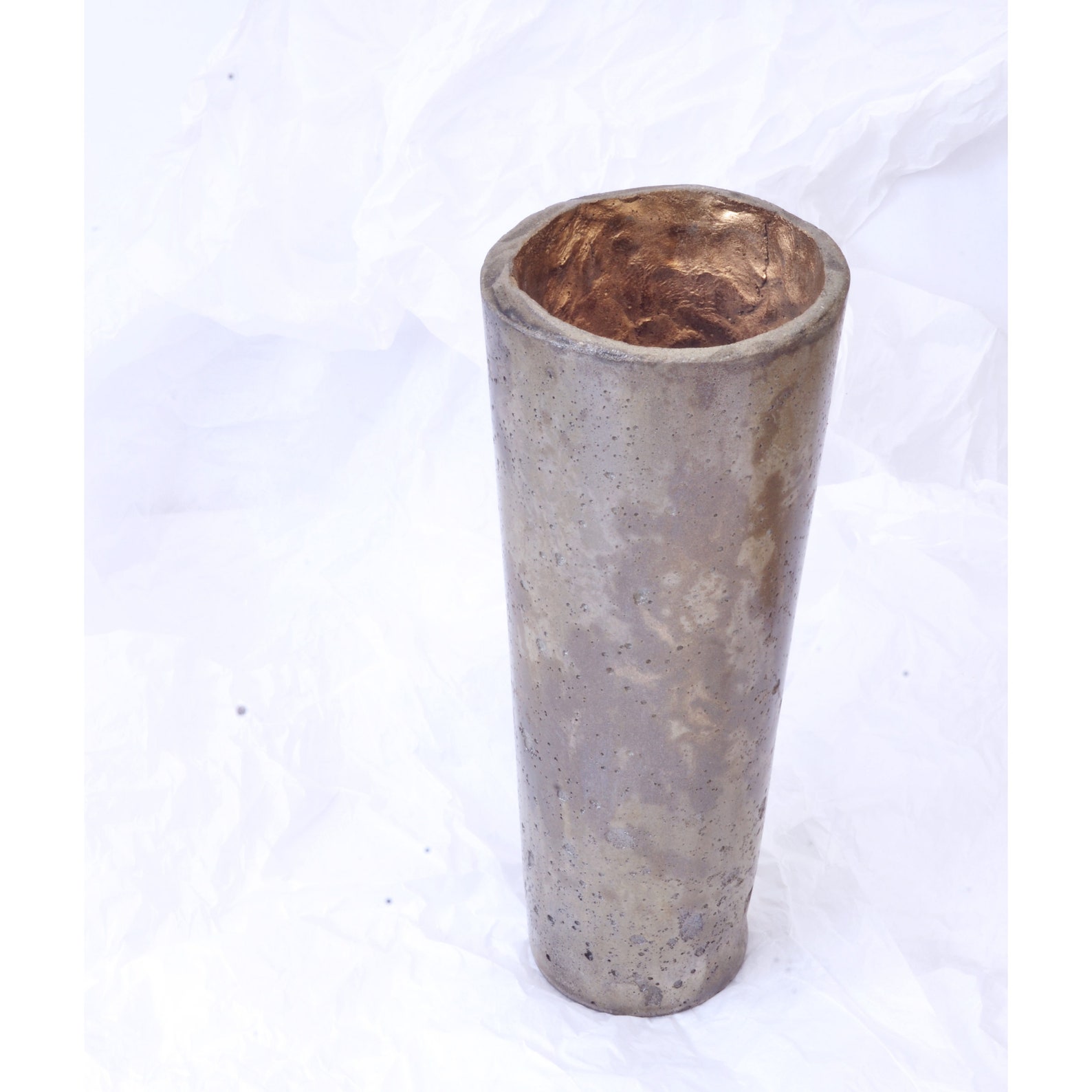 Solid Concrete Floor Vase 40CM Tall Etsy