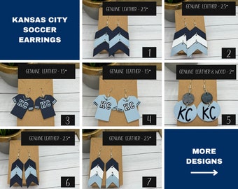 Kansas City Soccer Earrings | Game Day Earrings