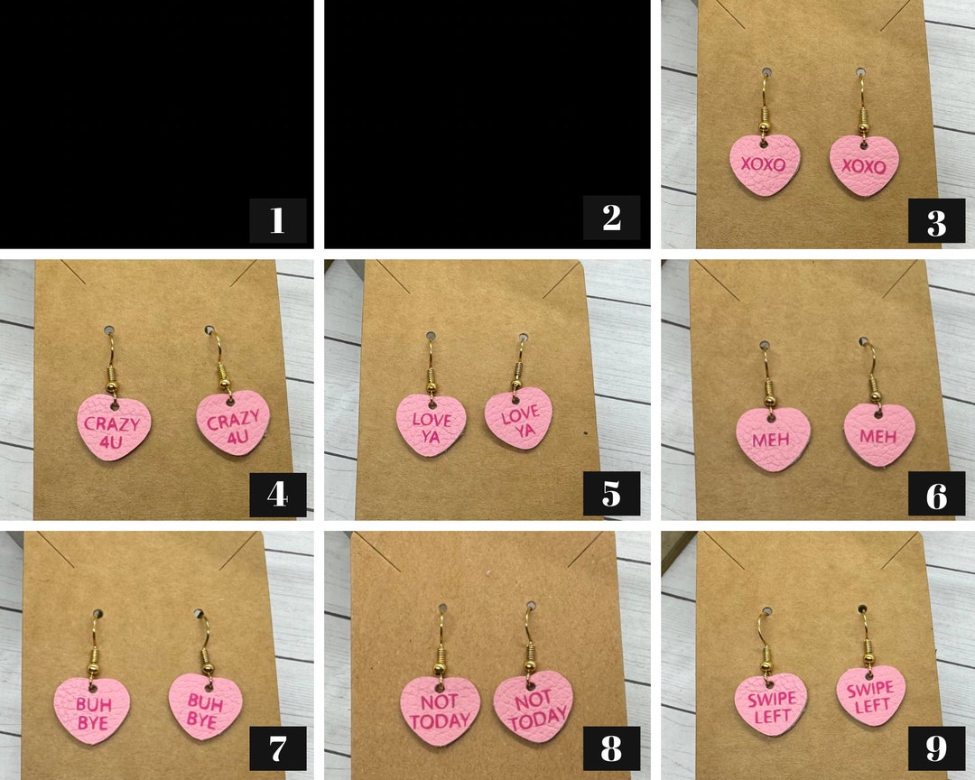 LOVE EACH OTHER MORE COIN EARRINGS