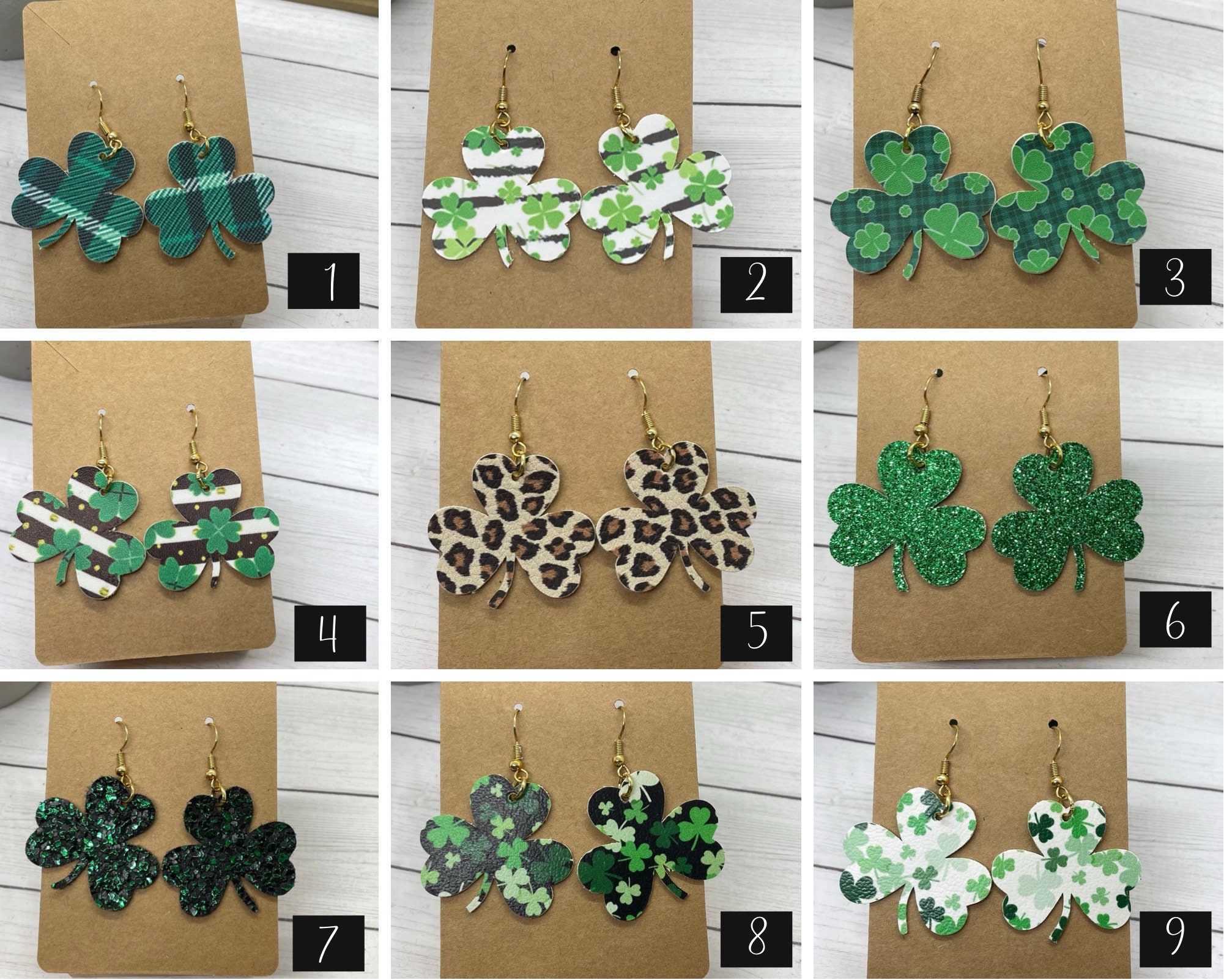 Mini Polymer Clay Tutorial 6: St. Patrick's Day Earring Ideas 