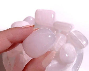 UV Reactive Pink Calcite Tumble – Mangano Crystal