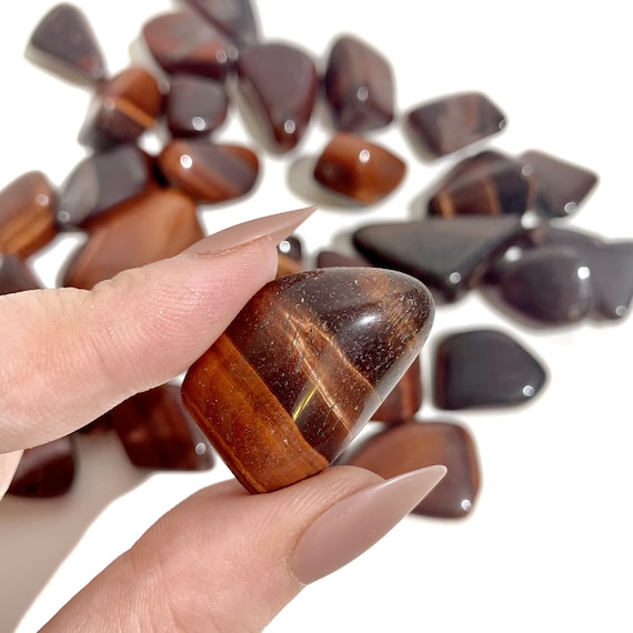 Red Tiger Eye - Pocket Stone Red Tiger Eye - Pocket Stone
