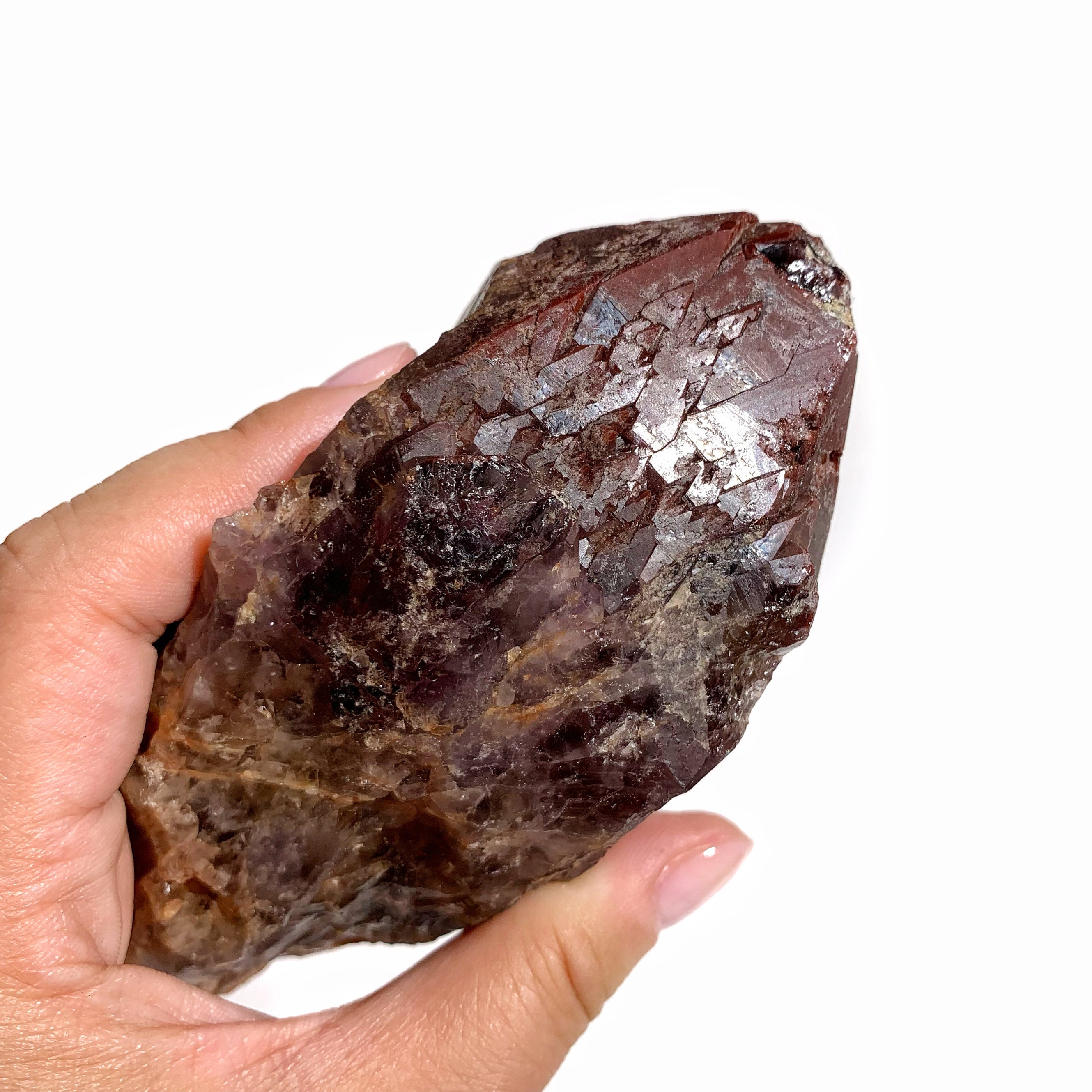 Leistungsstarker Rekordhalter Auralite 23 | Rekordhalter Kristall | Auralit | Amethyst | Super Seven | Rote Kappe Amethyst | Rekordhalter Quartz