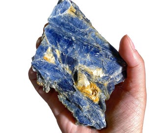 Kyanite | Raw Kyanite | Blue Kyanite | Rough Kyanite | Crystal Specimen | Muscovite | Kyanite with Mica | Blue Kyanite Specimen