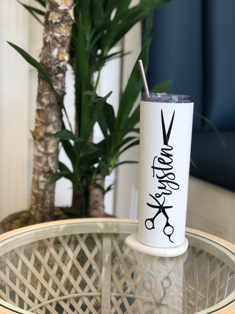 Personalized Hair Stylist Tumbler Hairdresser Gift Hair Etsy