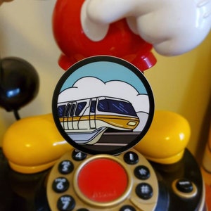 Monorail Gold Vinyl Sticker