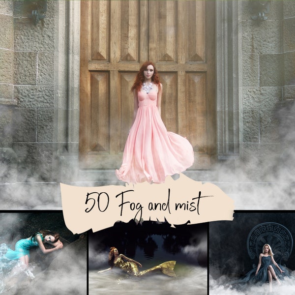 50 Fog and mist photoshop overlays