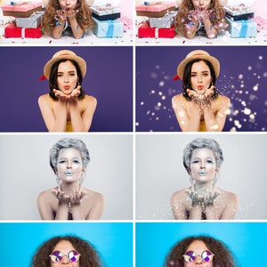 50 Blowing glitter overlays image 2