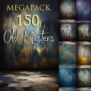 150 Old Masters Hintergrund, Portrait Studio Hintergrund, farbige Leinwand Hintergrund, Grunge Hintergrund, JPG
