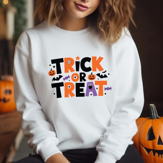 Trick or treat png, Halloween png, sticker png, mug png, Trending png, pod, dtf, png
