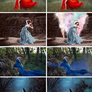 45 Smoke Bomb Photo Overlays - Etsy