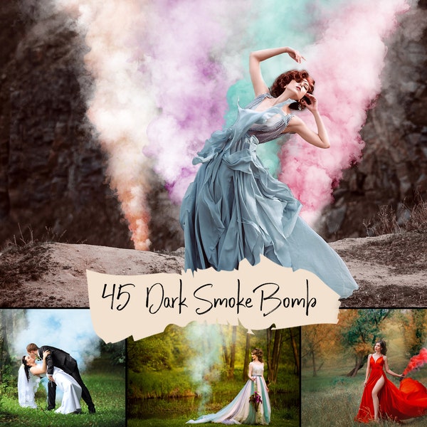 45  Smoke bomb photo overlays