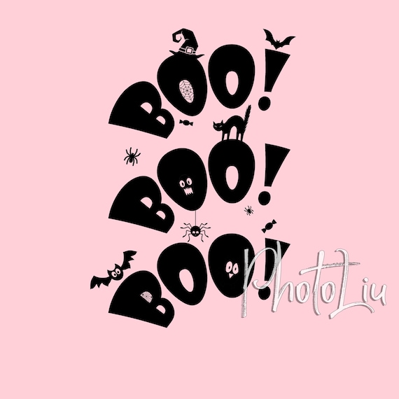 Kids Halloween SVG, Boo PNG, SVG, Funny Halloween Shirt Svg, Spider Svg, Png, Files for Cricut, Sublimation Designs Downloads