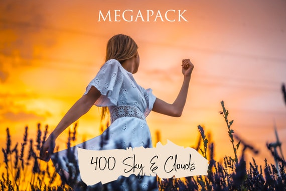 400 Sky and Clouds Megapack photo overlays