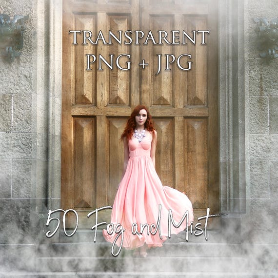 50 Fog and mist photoshop overlays PNG + JPG