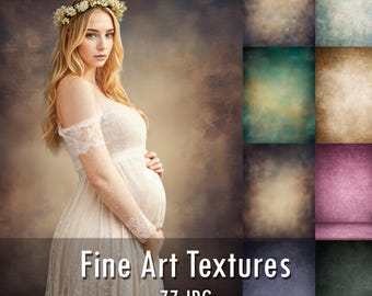 77 Textured Wall Art - Portrait Photography & Photoshop Overlays, Fine Art Digital Backgrounds, JPG Digital Download