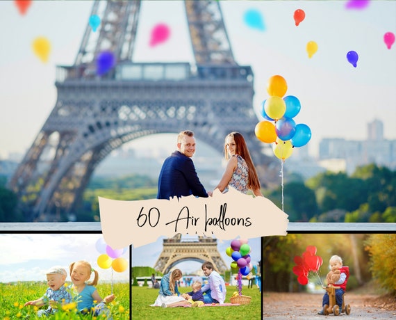 60 Balloons photoshop overlays