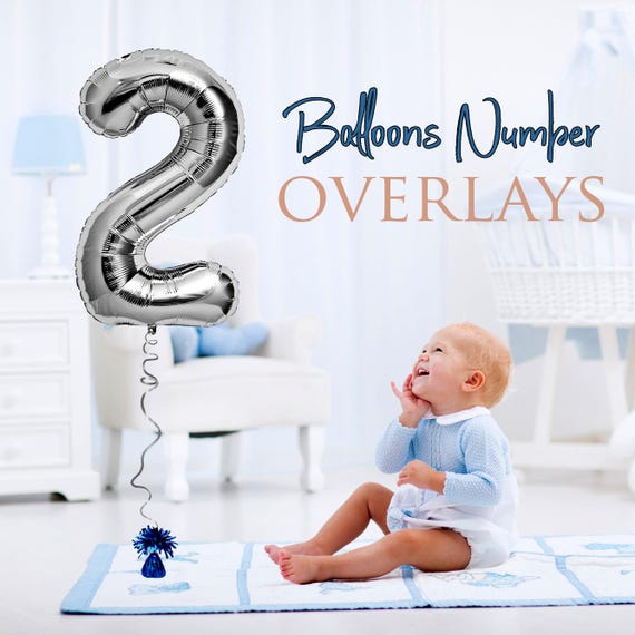 45 Balloon number overlays, PNG file, Transparent PNGs Clip Art
