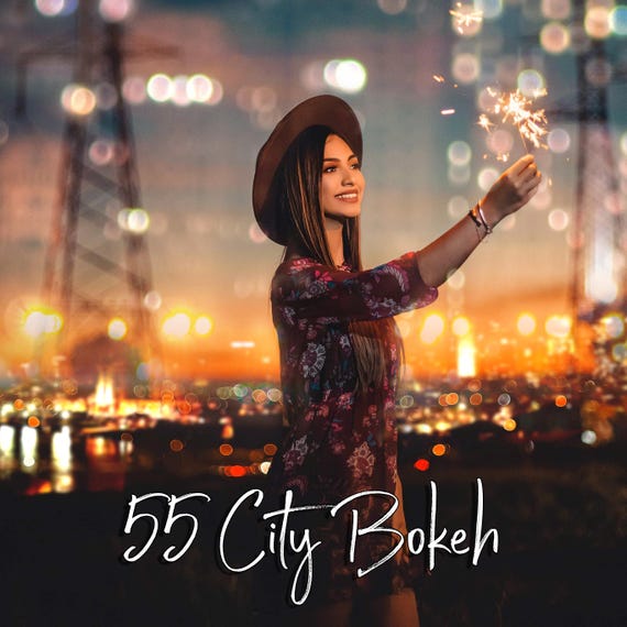 55 City bokeh overlays
