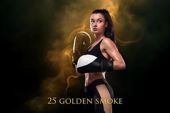 25 Golden Smoke and fog photoshop overlays, High Quality Photoshop Overlays, Create Smoke Backgrounds For Sports Photos