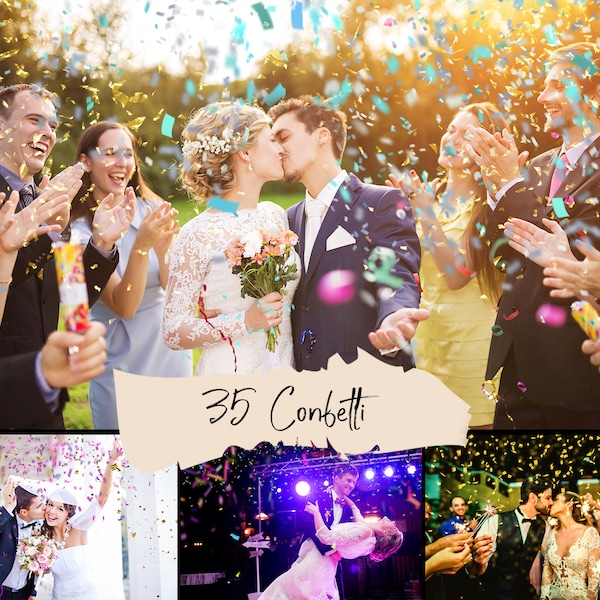 35 Confetti overlays