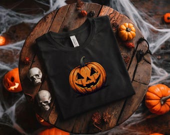 Pumpkin Face Halloween, Transparent PNG