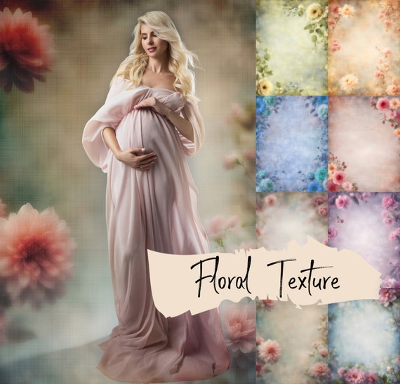 20 Floral Fine Art Portrait Texture, Digital Texture, Photography Digital Background
