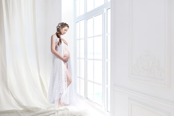 2 Backlit Window Digital Backdrop, Maternity photography