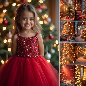 55 sfondi digitali per la fotografia bokeh di Natale