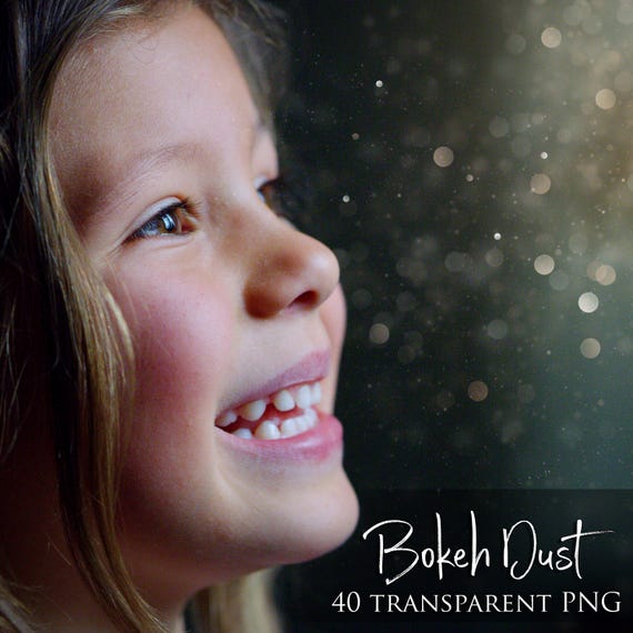 40 Bokeh dust overlay, glitter dust, floating dust, Light and bokeh overlays, light effect photo overlays, Transparent PNG