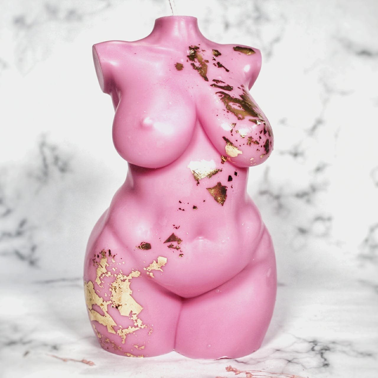 20cm Grande Bougie Buste de Femme Ronde