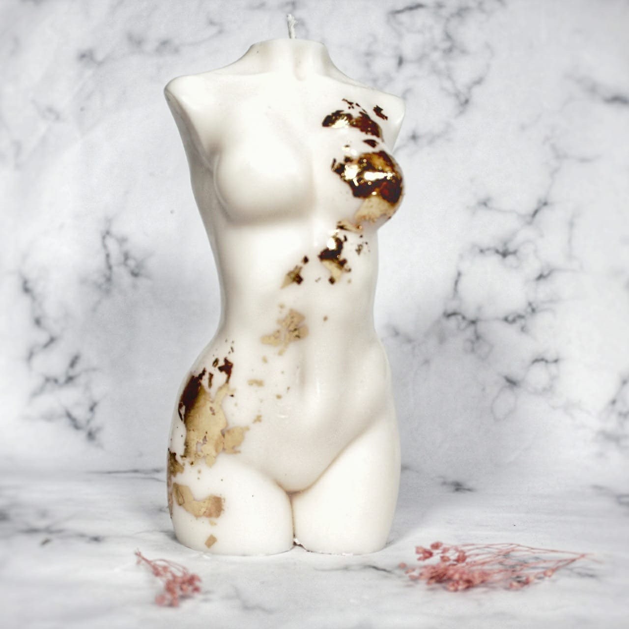 20cm Grande Bougie Corps Buste Femme