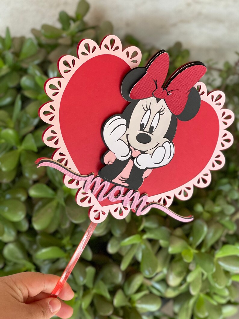 3D Disney Minnie Mouse Inspired Cake Topper