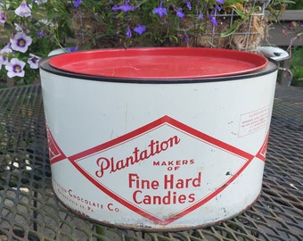 Vintage Plantation Candy Tin