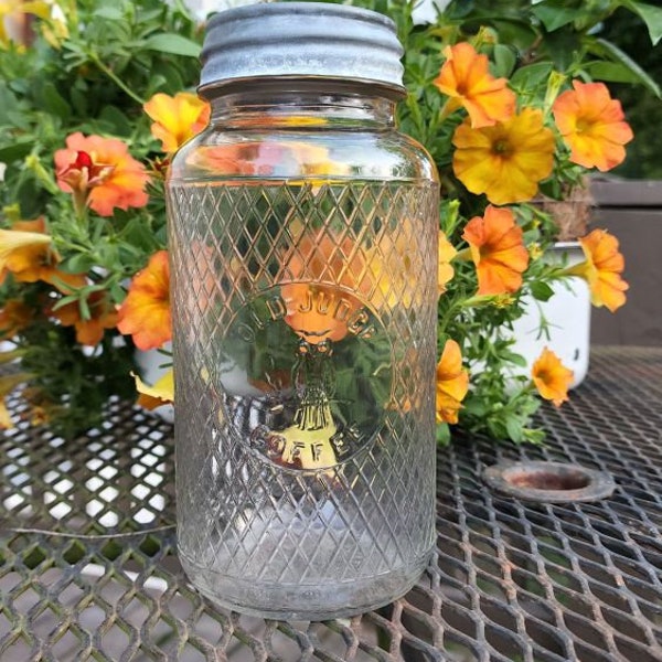 Old Judge Coffee Jar Etsy