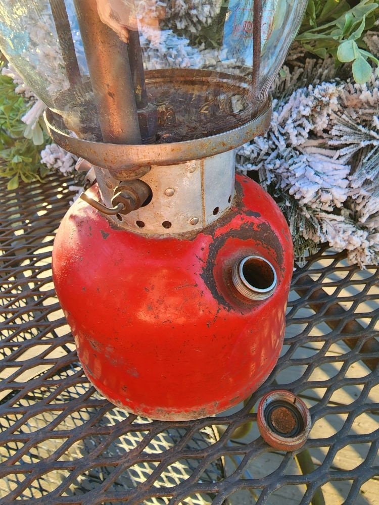 Vintage Coleman Lantern,red - Etsy