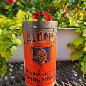 Vintage Calumet Baking Powder Tin,