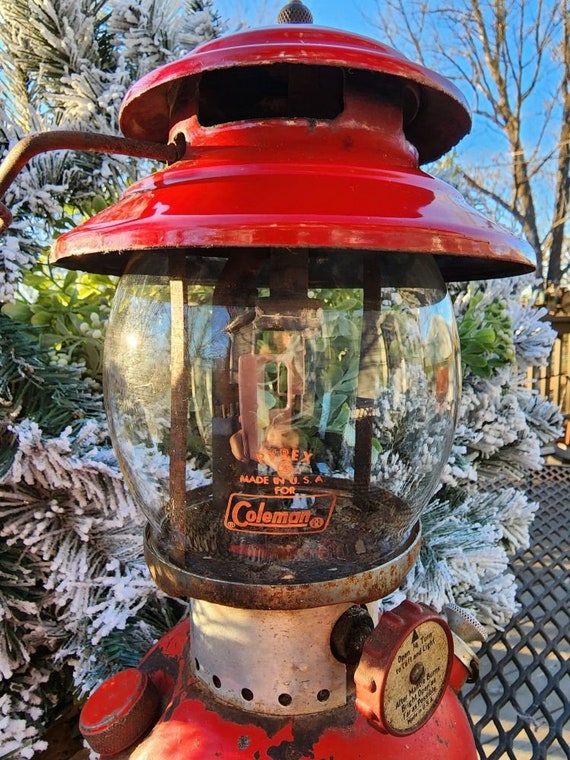 Vintage Coleman Lantern,red - Etsy
