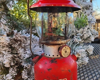 Vintage Coleman Lantern,red - Etsy
